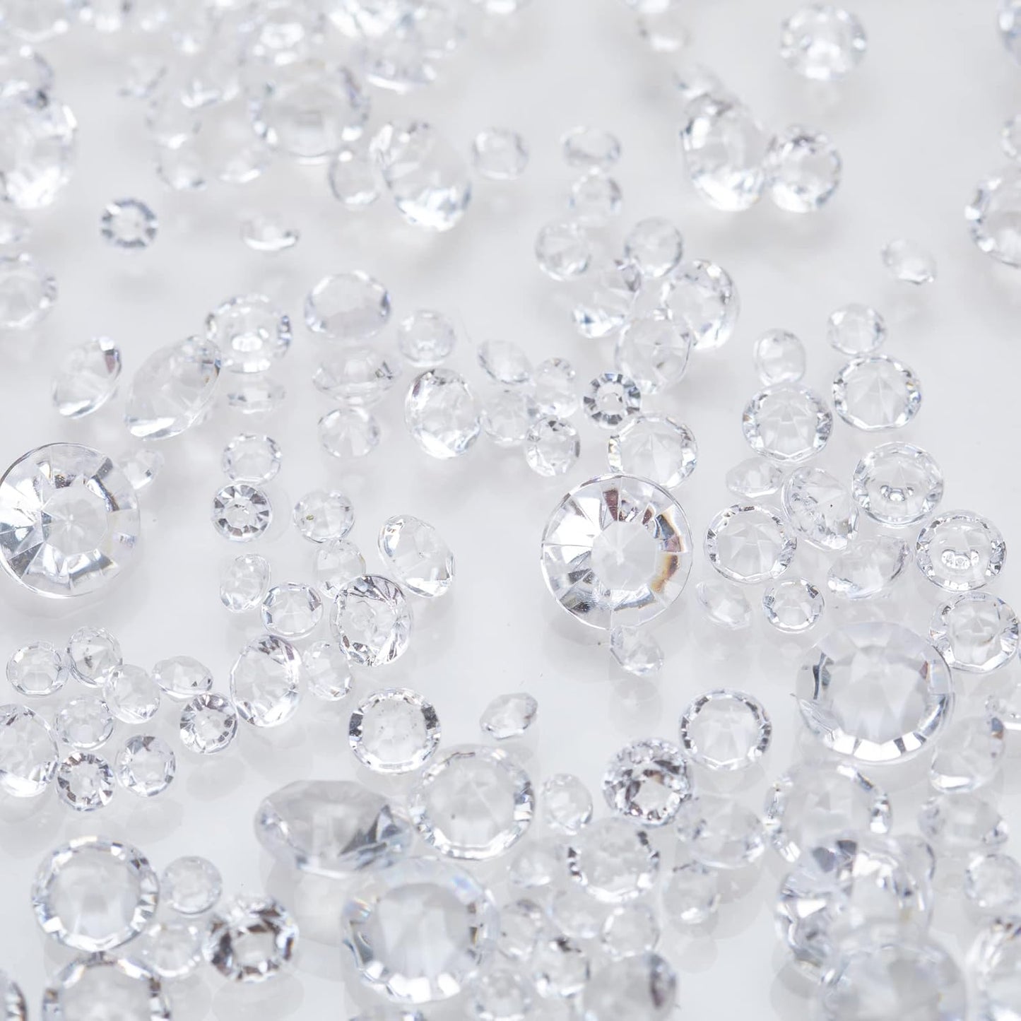 Vase Fillers for Centerpieces Home Deco,8700 Pieces Clear Diamond Table Confetti,Fake Plastic Gems for Bridal Shower,Wedding & Party Decorations