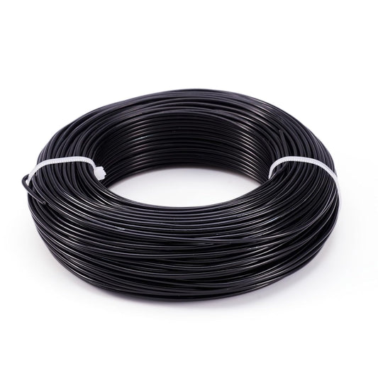 Fashewelry 180 Feet 12 Gauge Aluminum Wire Black Bendable Metal Craft Wire for Beading Jewelry Craft Making