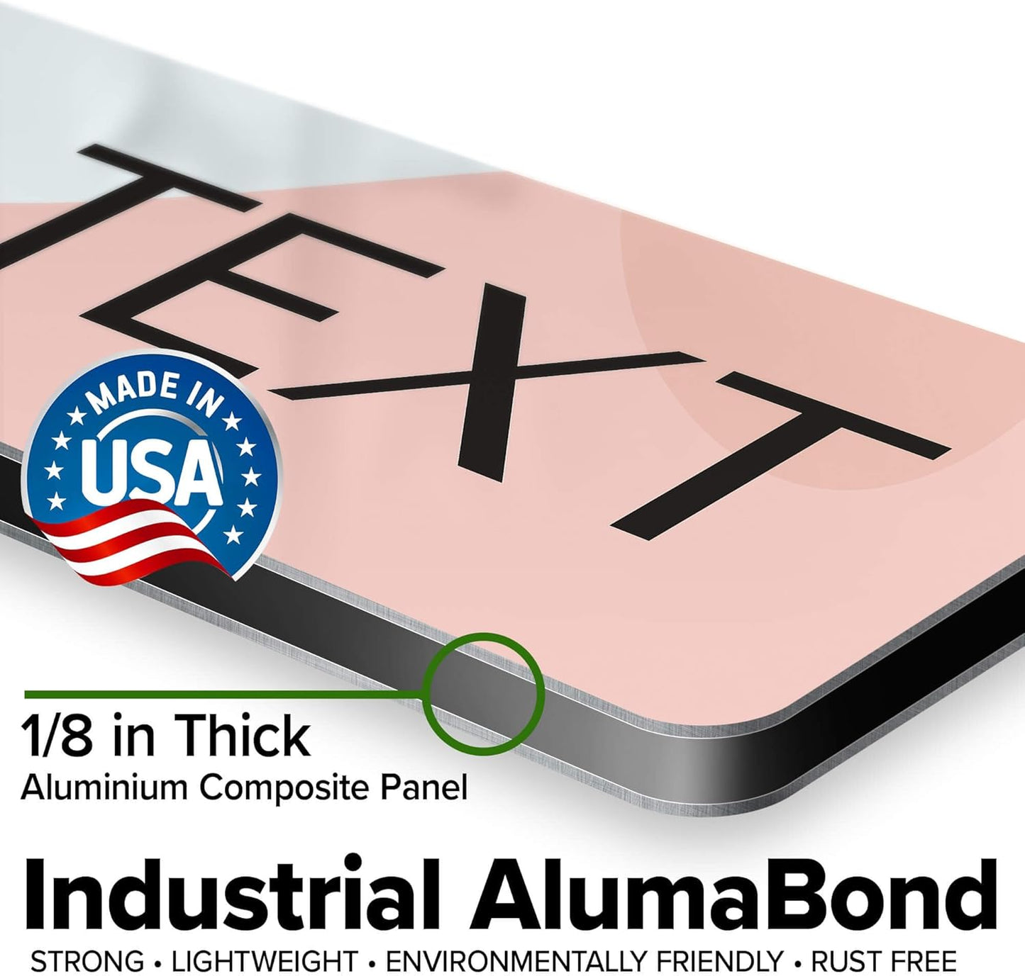 Custom Sign, Custom Street Sign, 11 Font Colors, 13 Font Styles, 4 Hole Options, 22 Sizes, 4x18 Inches, Rust Free DiBound, Fade Resistant, Made in USA by My Sign Center (Minimalist)