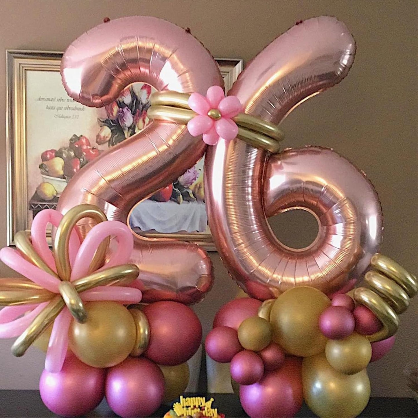 40 Inch Rose Gold Large Numbers Balloons 0-9, Self Inflating Foil Number 9 Helium Balloons for 9th Girls, Big Digit 9 Balloons for Women Birthday Party Anniversary Graduation Supplies Decorations