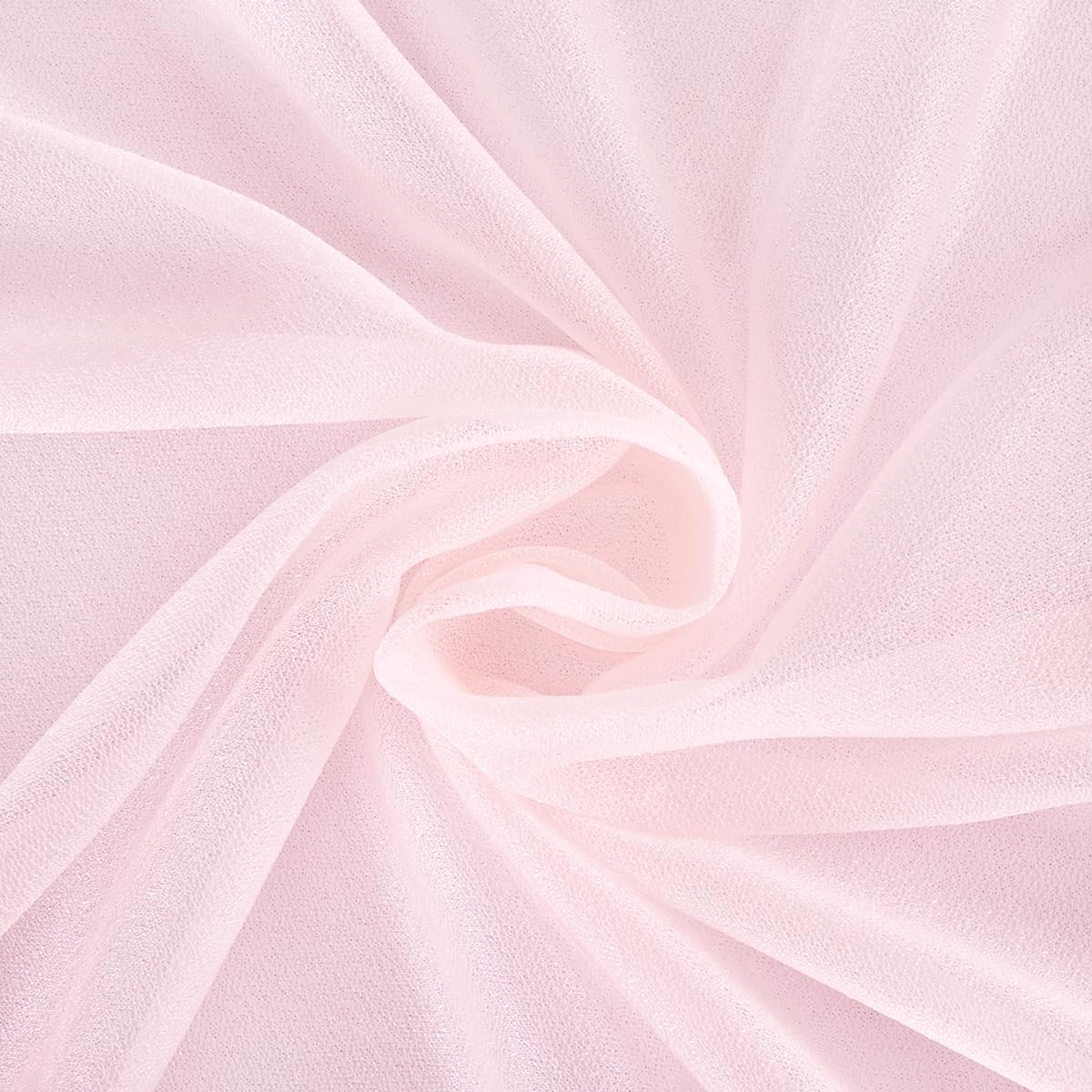 Blush Pink 2 Panels Wedding Arch Draping Fabric 29" x 20Ft Sheer Drapes Outdoor Curtain for Wedding Party Baby Bridal Shower Arch Ceiling Backdrop Decor