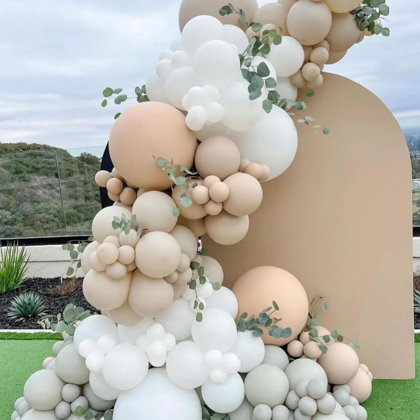 90pack Pastel Orange Balloons Different Size 18/12/10/5 Inch Orange Balloon Garland Arch Kit for Graduation, Wedding, Birthday, Princess Theme, Baby Shower, Anniversary Party Decorations