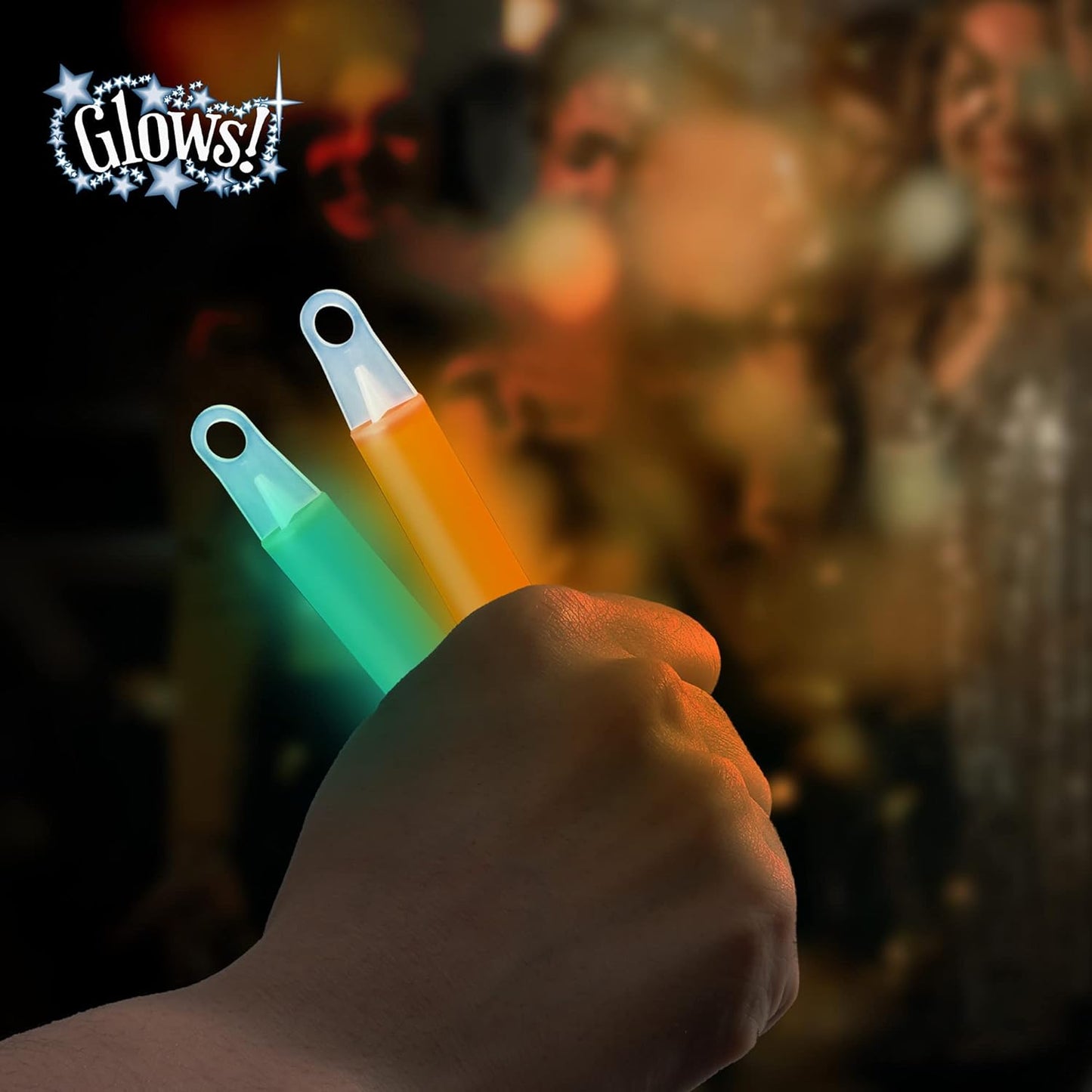 Glow Fever Glow Sticks Bulk 100ct Premium Glow In The Dark Light Up with Lanyards, For Party Supplies, Party Favors, Birthday, Halloween, Super Bright, Lasts Up to 12 hrs