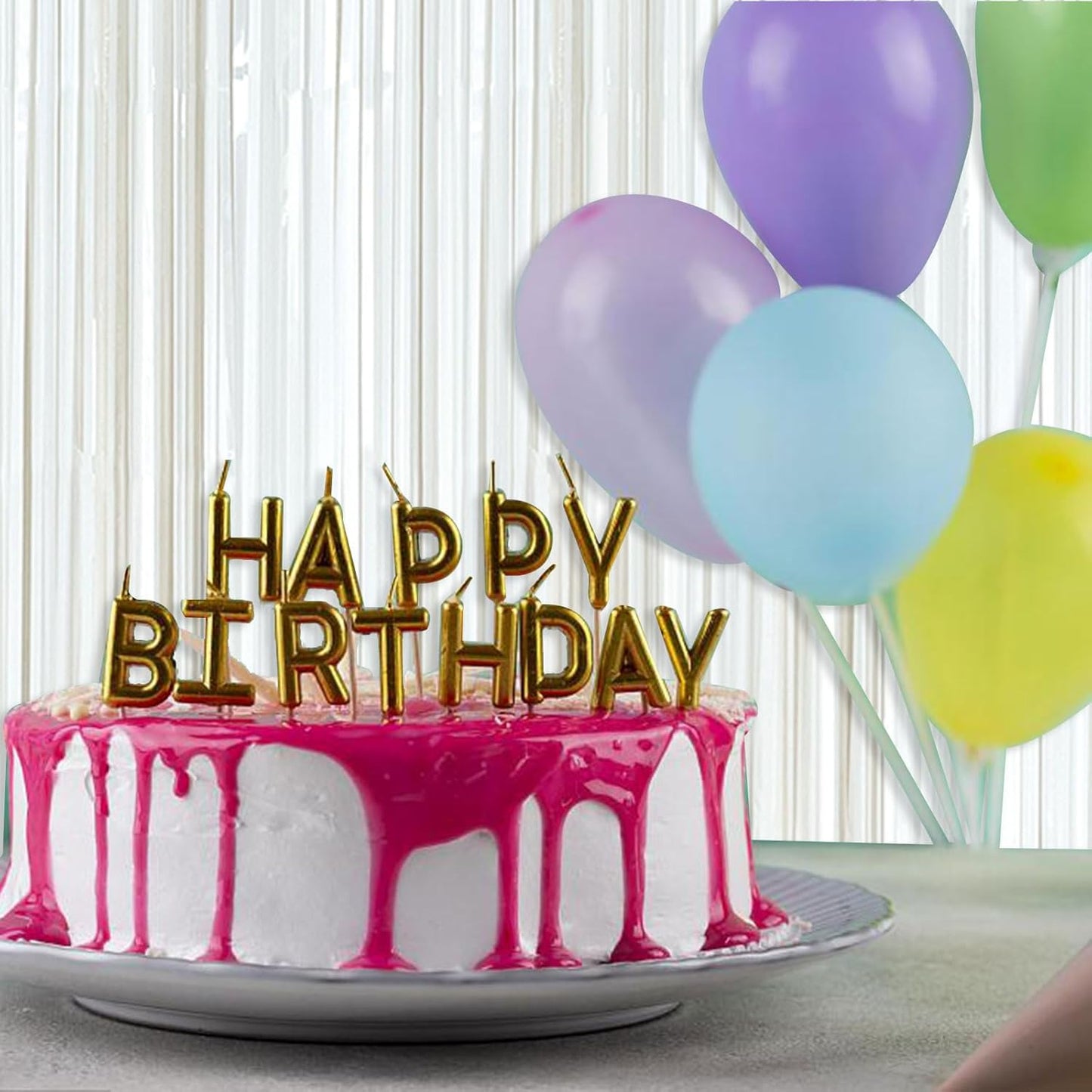 White Party Streamers Foil Fringe Backdrop Curtains Tinsel Streamers Birthday Party Decorations Fringe Backdrop for Birthday Party Graduation Bridal Shower