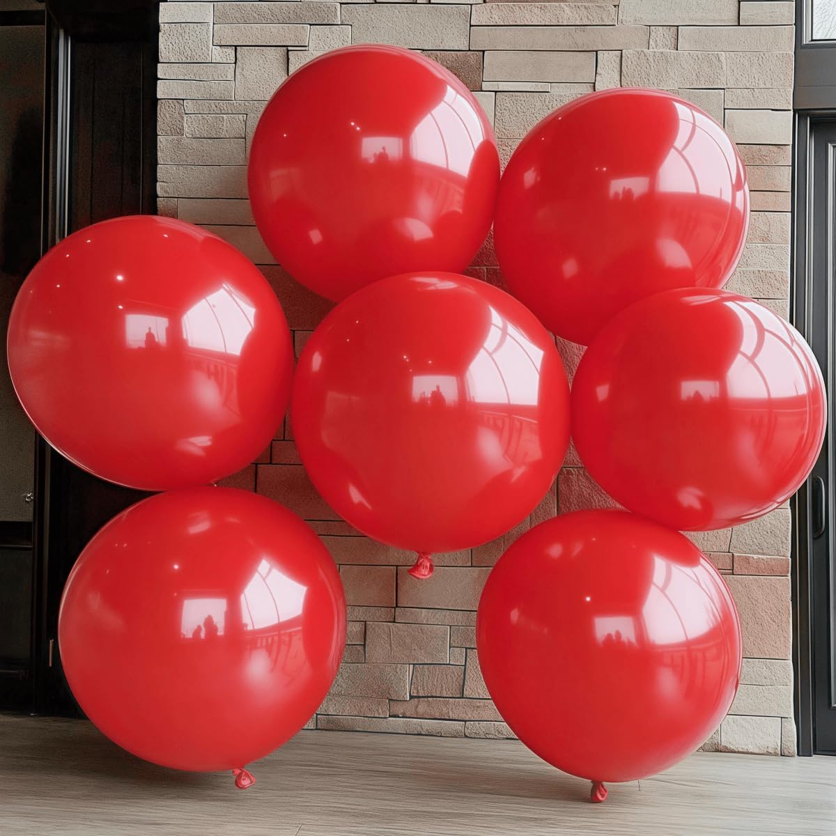 30 Pack Red Balloons 36 Inch Red Latex Party Large Balloon Bulk for Various Party Events Decorations