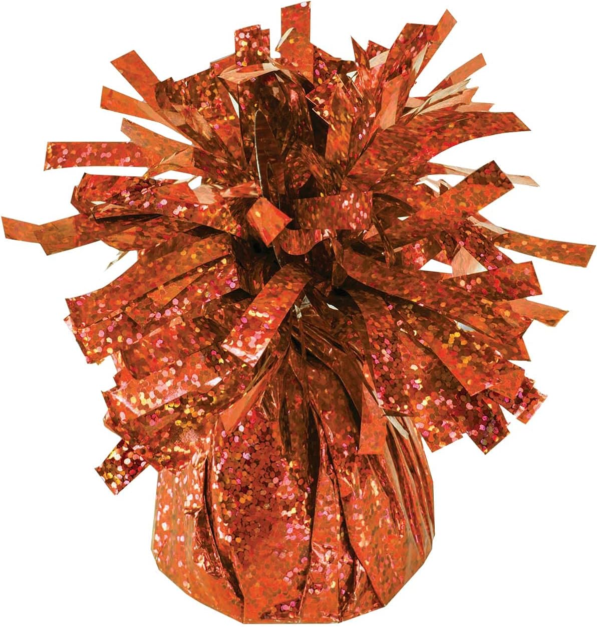 PMU 6 Pcs Kisses Balloon Weights - Decorative Balloon Weight for Christmas, Thanksgiving, Birthday, Party Favors, Wedding & Baby Shower - 6oz. Orange, Pkg/6