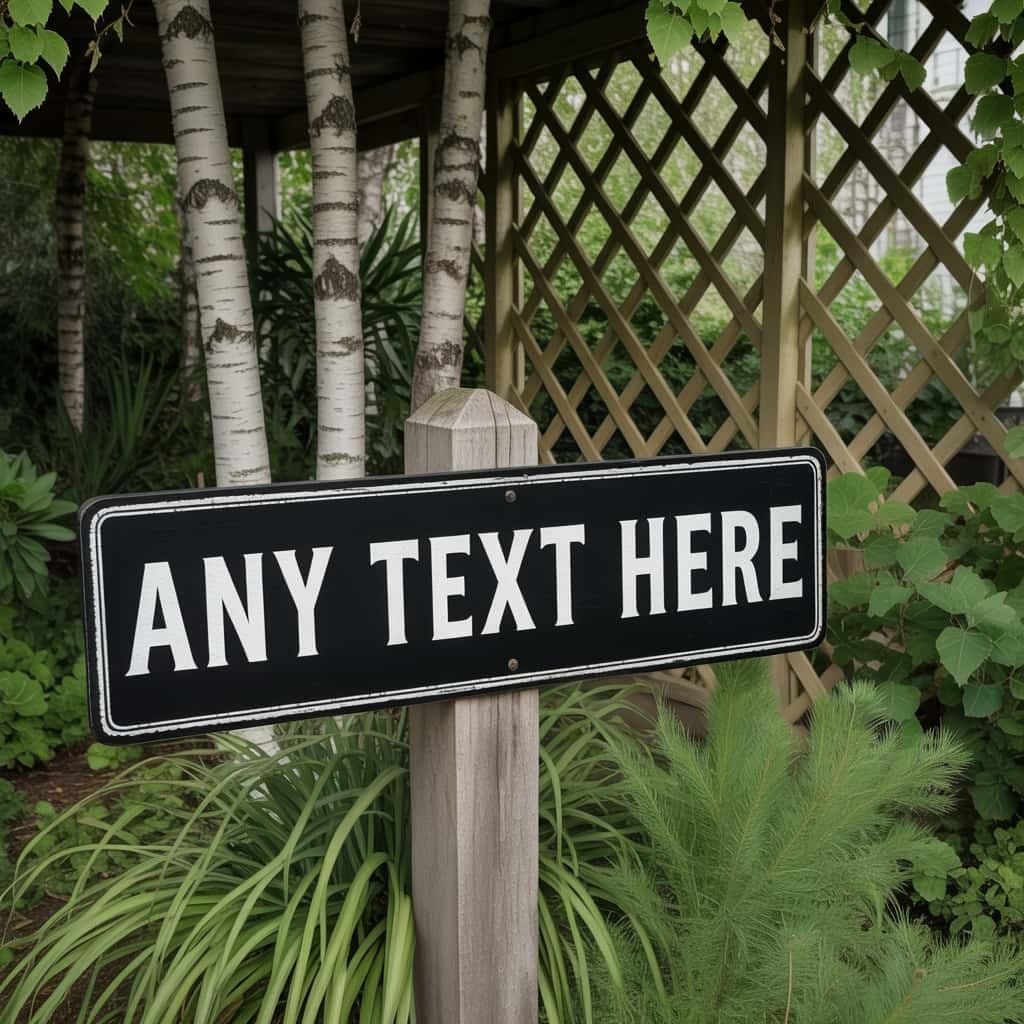 Custom Metal Sign 8x24 Inches - Personalized Street Home Bar Wall Decor, Fade-Resistant Aluminum, Weatherproof Outdoor Indoor Use