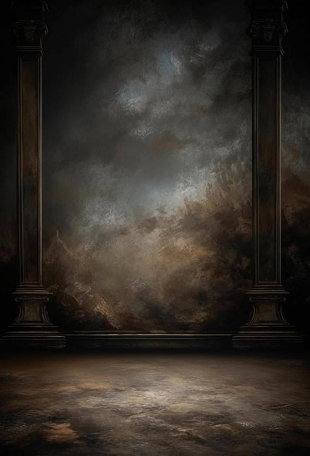 5x7ft Dark Vintage Photography Backdrops Portrait Photo Backdrop Wedding Bridal Show Birthday Background for Studio Props