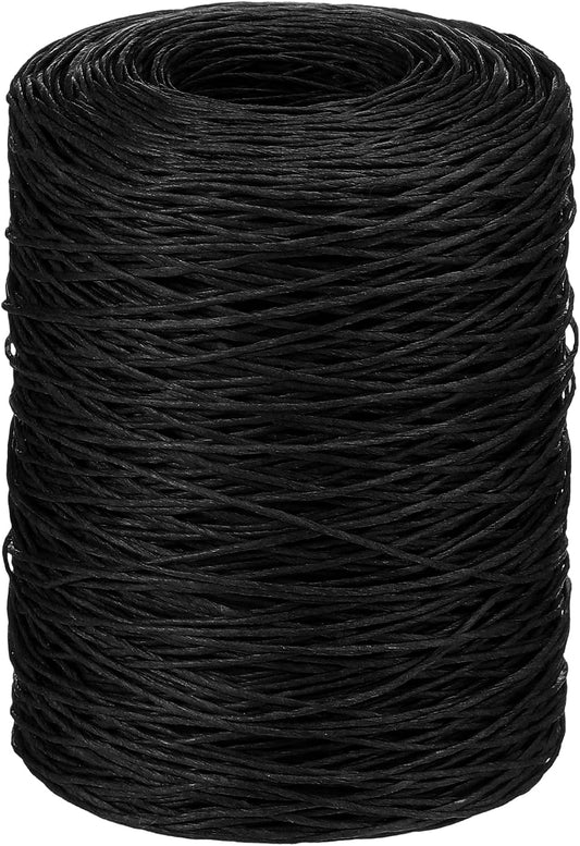 Syhood Floral Vine Bind Wire Rustic Wrapping Wire for Flower Bouquets(Black)