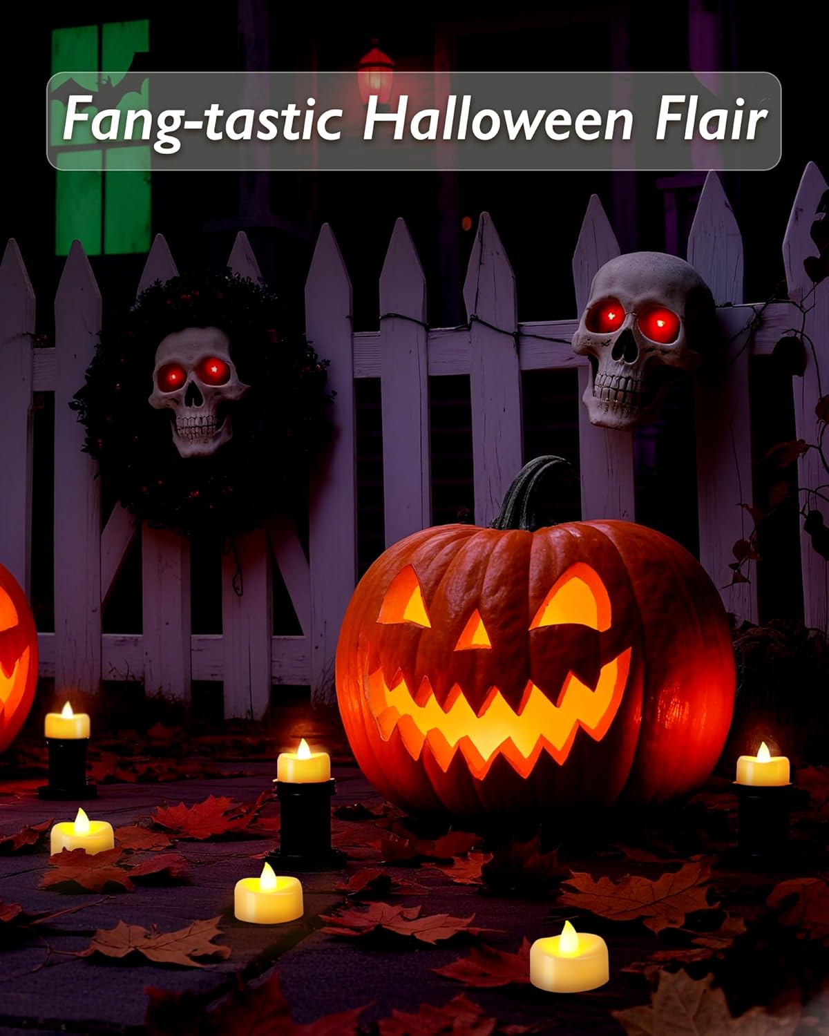 Raycare 24 Pack LED Tea Lights Battery Operated, 200+Hour Flickering Votive Candles, Realistic Fake Flameless TeaLights for Wedding Party Halloween Thanksgiving Christmas Decorations,Ivory Base