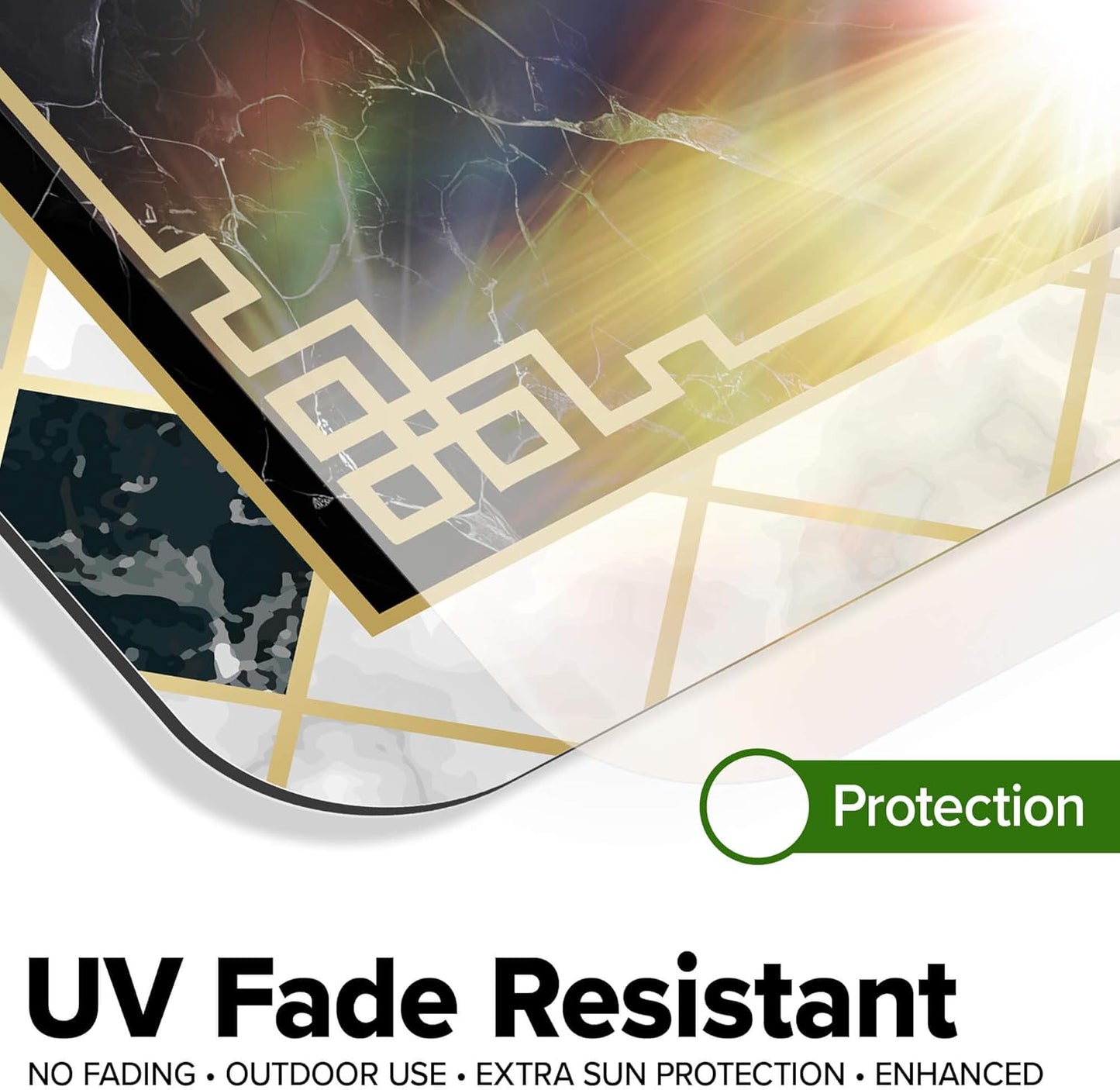 Custom Sign, Custom Street Sign, 11 Font Colors, 13 Font Styles, 4 Hole Options, 22 Sizes, 30x30 Inches, Rust Free DiBound, Fade Resistant, Made in USA by My Sign Center (Marble Tile)