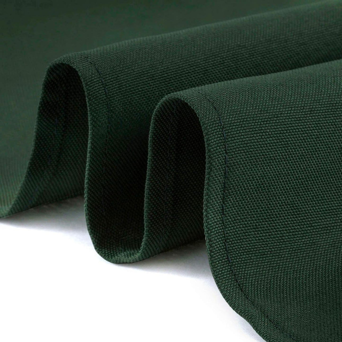 Lann's Linens - 10 Premium 90" Round Tablecloths for Wedding/Banquet/Restaurant - Polyester Fabric Table Cloths - Hunter Green