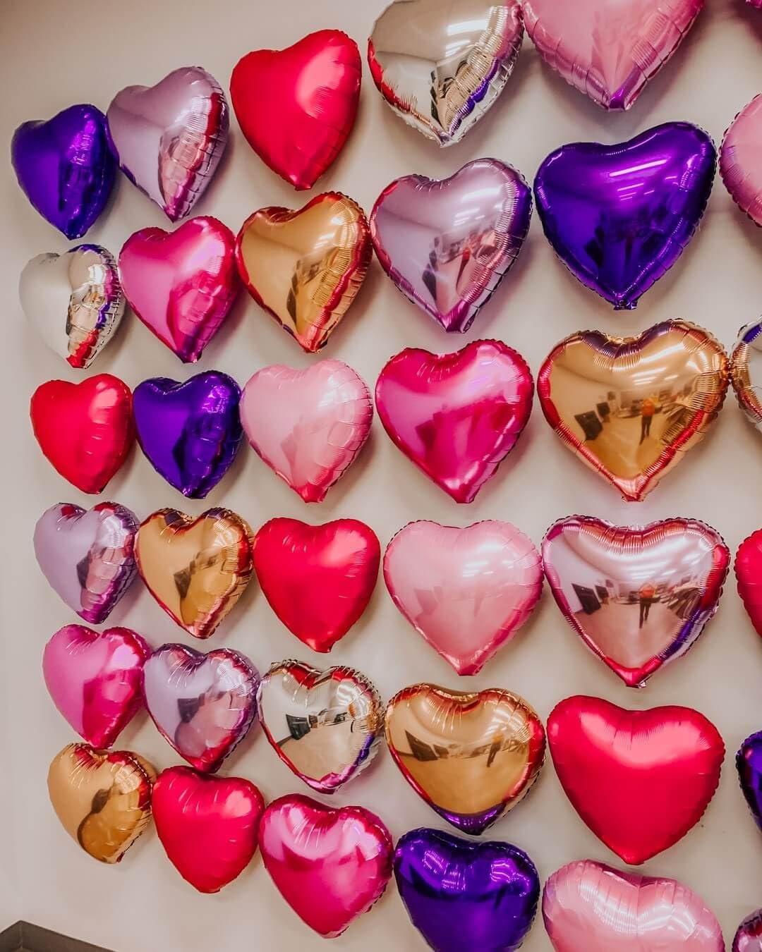 Hot Pink Heart Shaped balloons Pack of 10,18 Inch Vibrant Pink Love Valentine Balloons Heart Romantic Balloons For Valentines Day Propose Marriage Wedding Bridal Shower Engagement Party Decorations