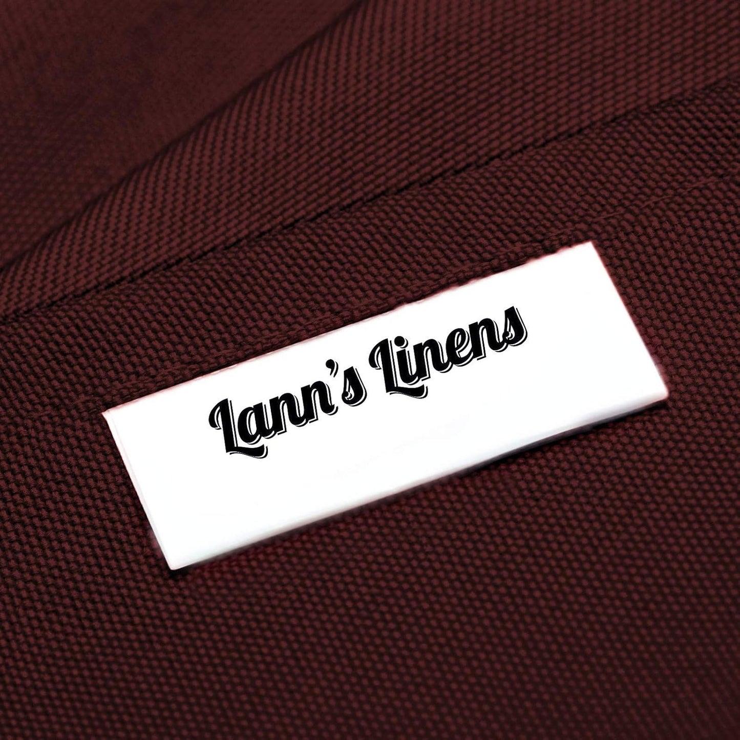 Lann's Linens - 10 Premium 70" Square Tablecloths for Wedding/Banquet/Restaurant - Polyester Fabric Table Cloth - Burgundy