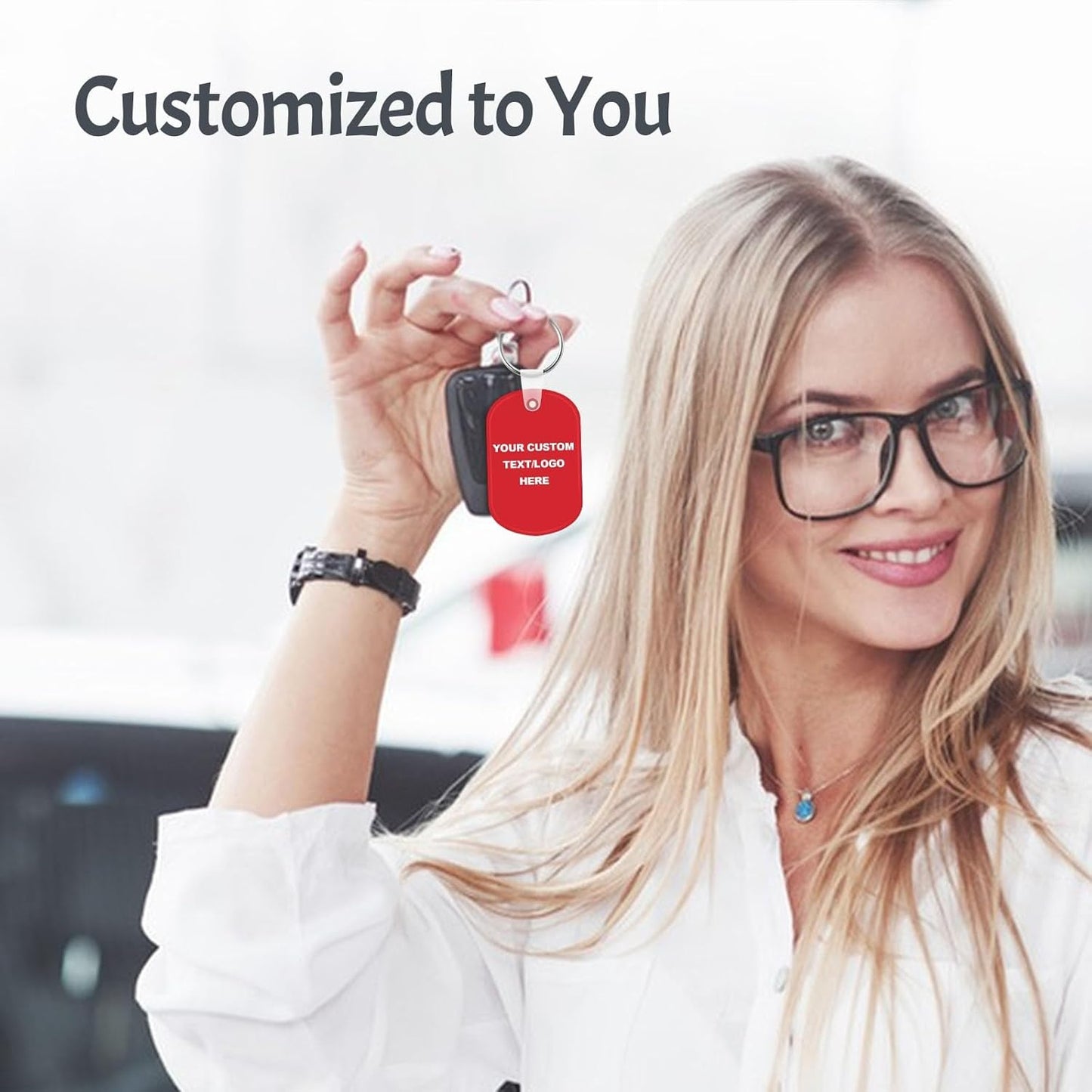 Custom Oval Soft Keychains 1000 Pack, Personalized Logo, Text Bulk - Perfect for Tradeshows, Party Favors, Campaign Gifts - Customizable Key Tags