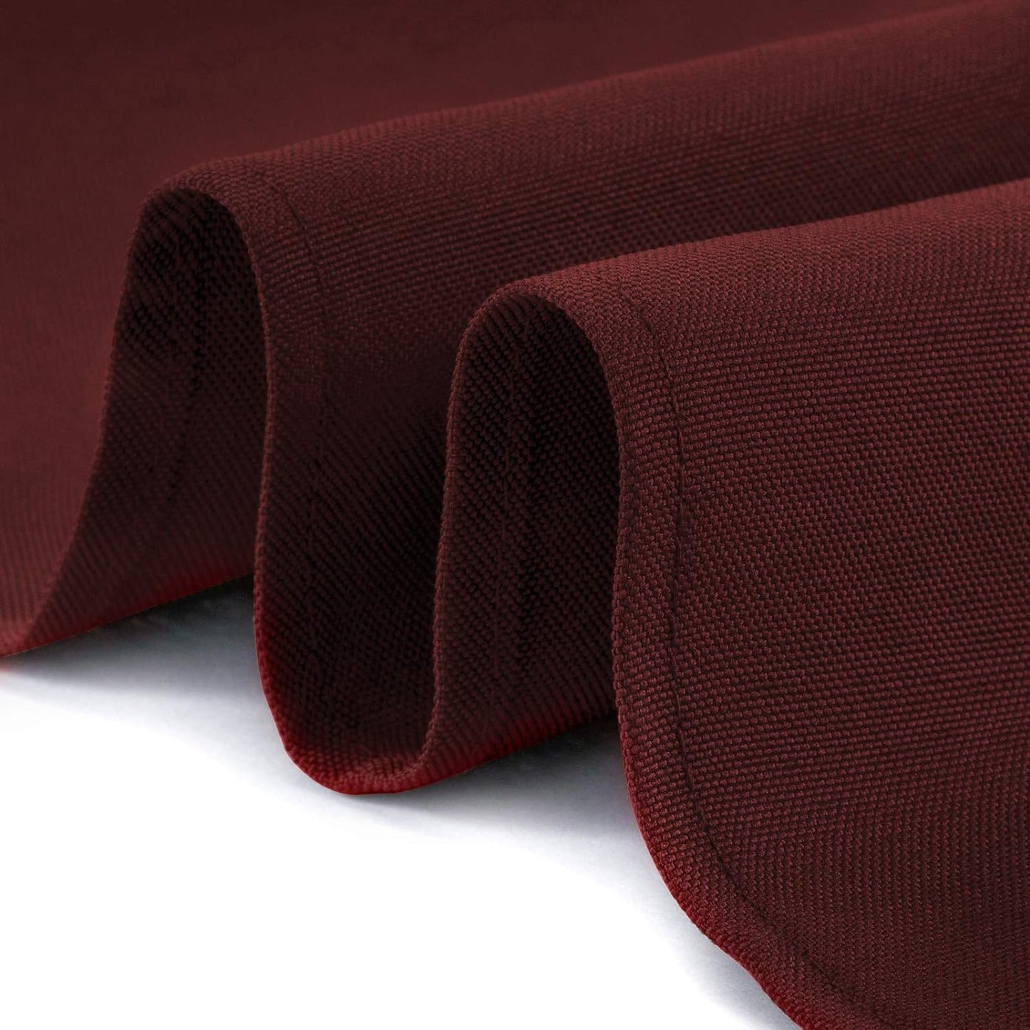 Lann's Linens - 10 Premium 90" Round Tablecloths for Wedding/Banquet/Restaurant - Polyester Fabric Table Cloths - Burgundy