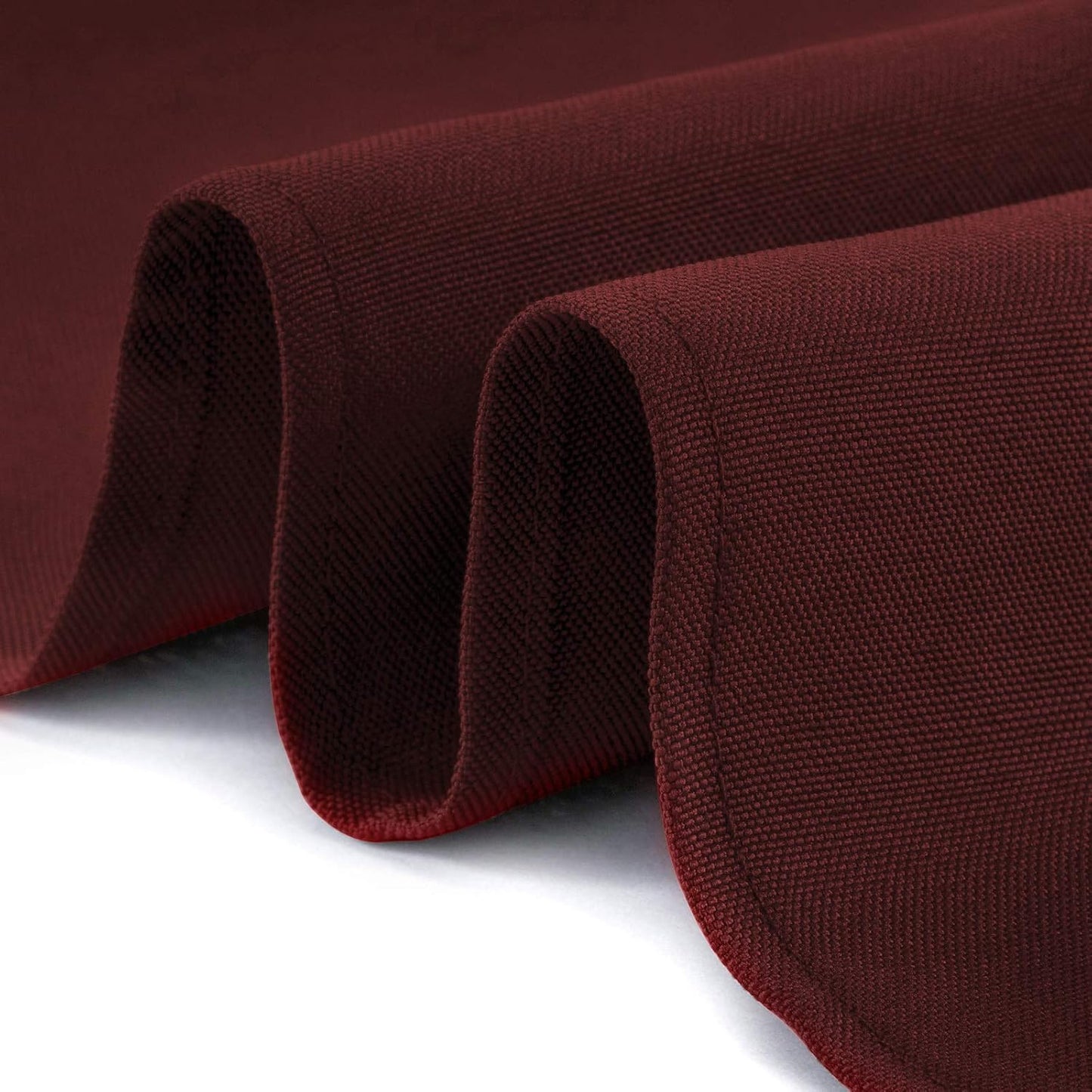 Lann's Linens - 70" Square Premium Tablecloth for Wedding/Banquet/Restaurant - Polyester Fabric Table Cloth - Burgundy