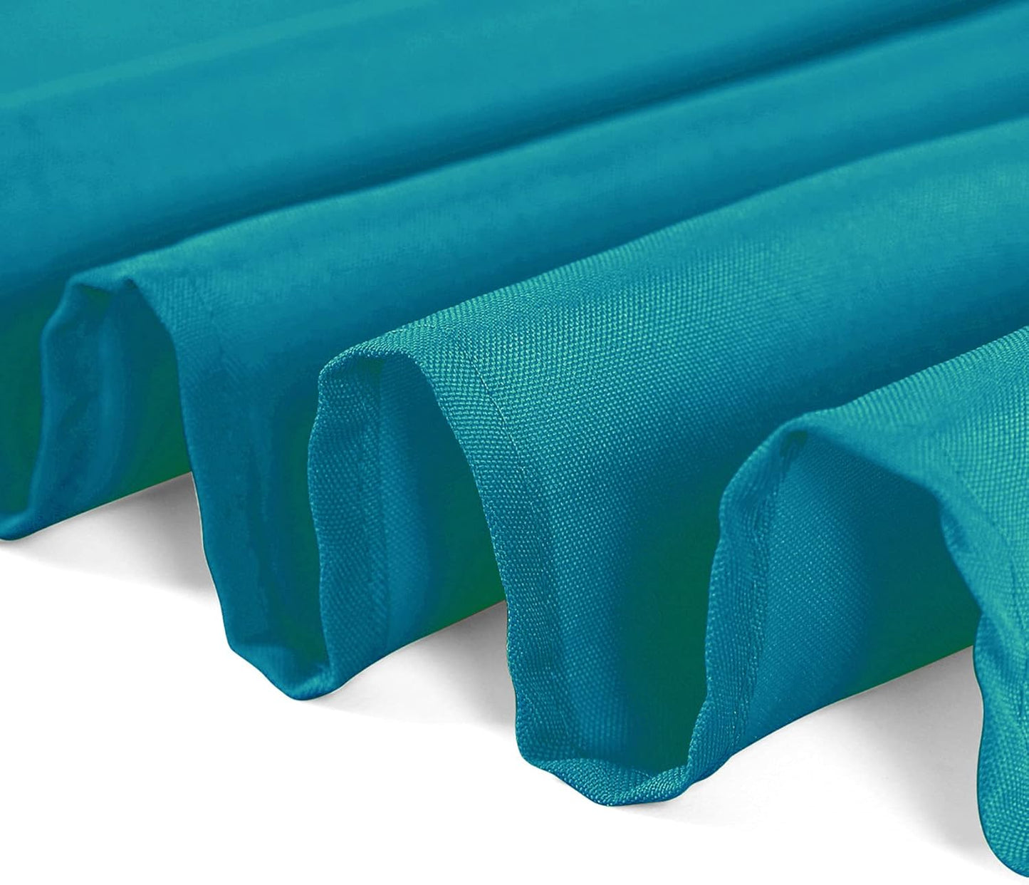 Rectangle Tablecloth 60x102 inch Washable Polyester Fabric Table Cloth for Wedding Party Dining Banquet Decoration（60x102, Caribbean Blue）