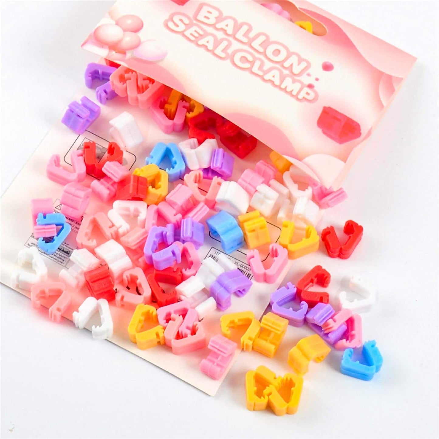 Balloon Clips 100PCS - Balloon Tying Tool with Faster Knotting