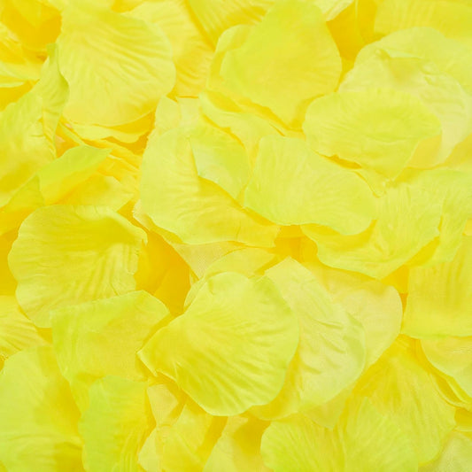 3300 PCS Artificial Fake Rose Petals,Flower Petals,Romantic Nightfor Her/Him Set,Wedding, Engagement, Party, in Bulk Flower Decorations(Yellow)