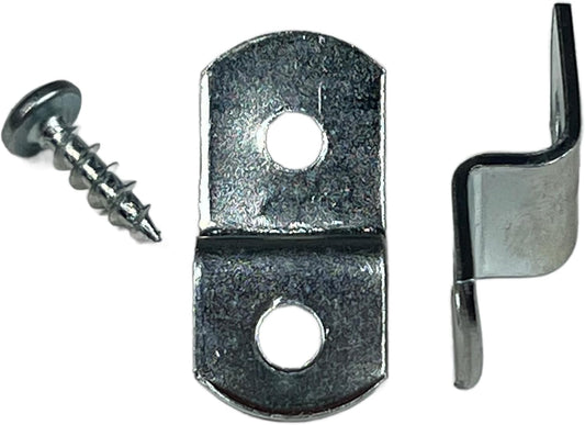 Canvas Clips for Picture Framing screws included 15 per pack ( Choose your offset size ) by E.H.C. (1/4" offset)