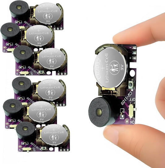 Cricket Noise Maker Prank (6PCS) - Stealth Hidden Beeping Gag Kit with Long-Lasting Battery, Multi-Sound Prank Devices for Office Pranks, Home, Car & April Fools Day Gifts for Adults