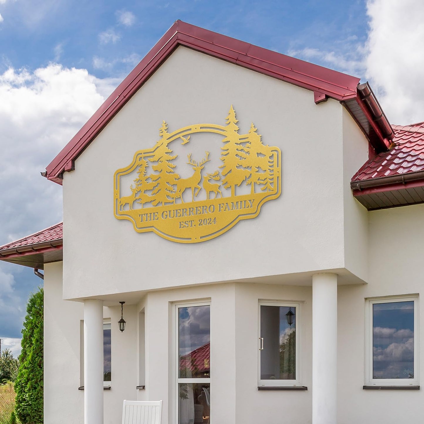 Custom Metal Signs Metal Name Sign Metal Wall Art Split Letter Monogram Wall Decor Metal Wall Art Last Name Sign Family Name Sign Personalized Wedding Gift Fire Pit Sign Outdoor Decor Cabin Sign