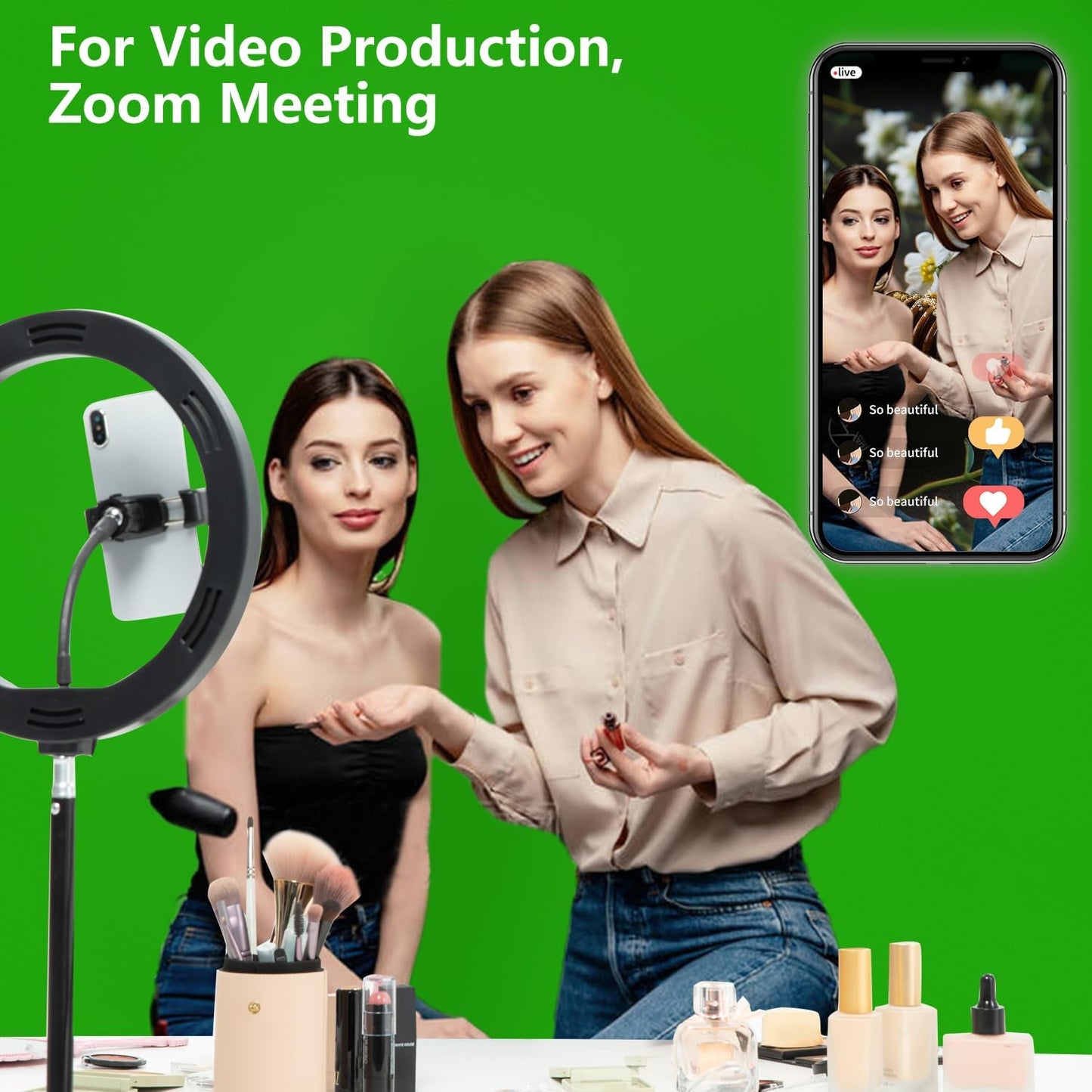 HEMMOTOP Green Screen Backdrop, 5x6.5 ft Photography Chroma Key Greenscreen Background Sheet for Background Removal, Zoom Meeting, Photo Video Studio, Live Streaming, Video Recording (Backdrop only)