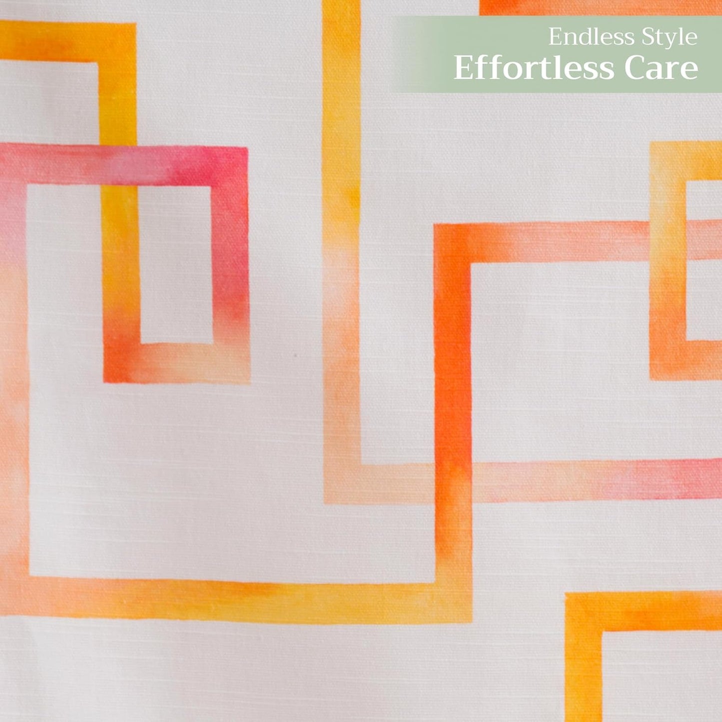 Maison d' Hermine Table Runner 100% Cotton Double Layer Table Runners 72 inches Long Decorative for Kitchen Dining Party Baby Shower Wedding Bridal Shower Spring Summer (Summer Maze, 14.50" x 72")