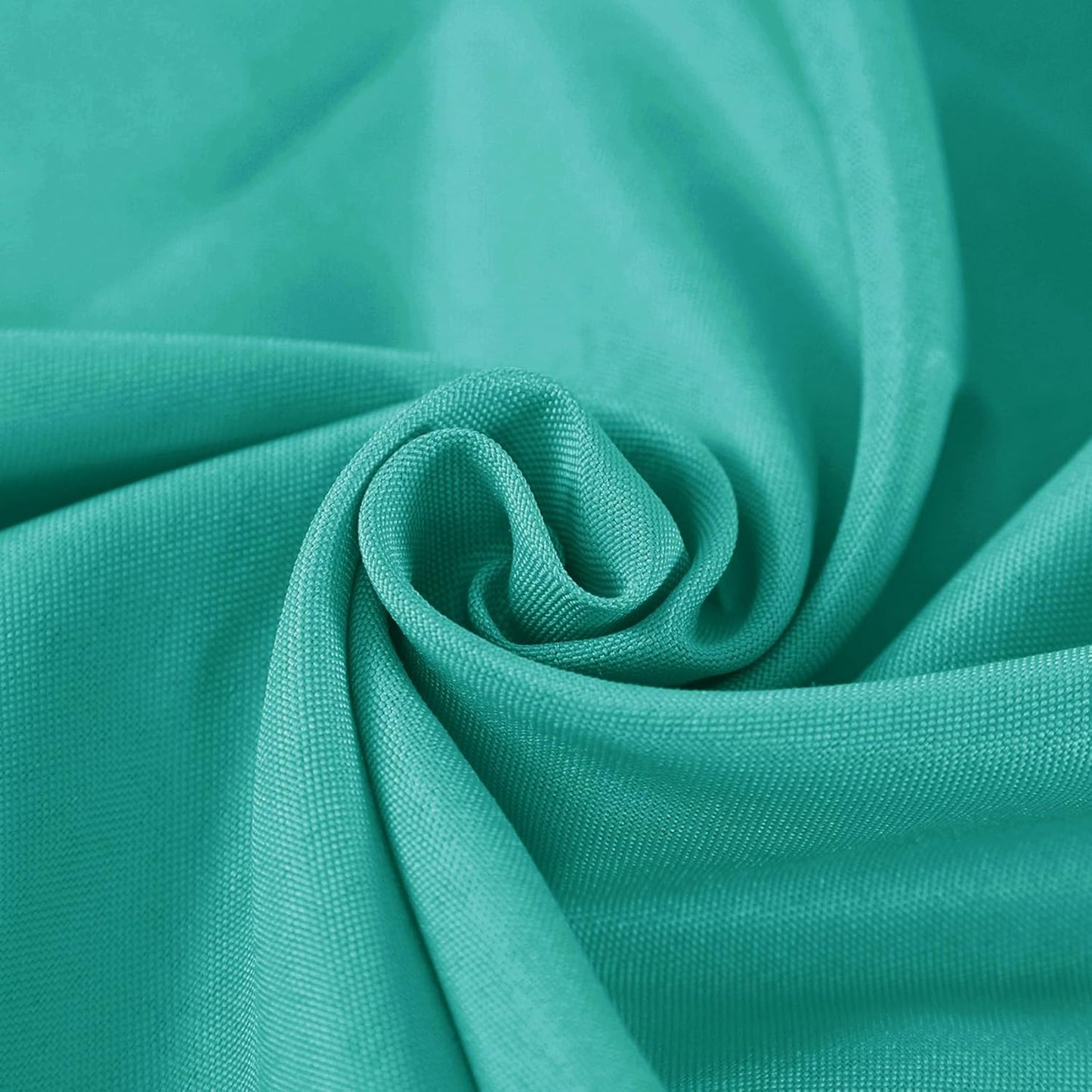 Fokitut 2 Pack Waterproof Round Tablecloth, 70 Inch, Stain Resistant and Wrinkle Polyester Table Cloth, Fabric Table Cover for Kitchen Dining, Wedding, Party, Holiday Dinner-Turquoise