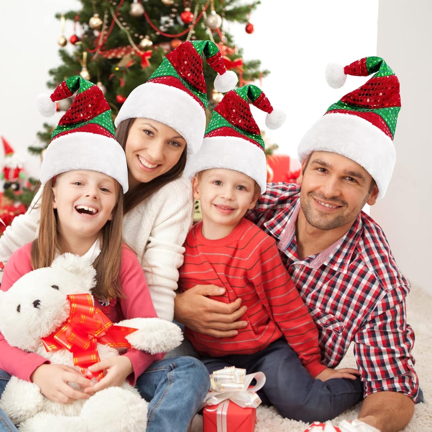 Elf Hat Felt Elf Hat with Jingle Bells Santa Hats Hat Great Holiday Party Costume New Year Gift Ideas and Accessory