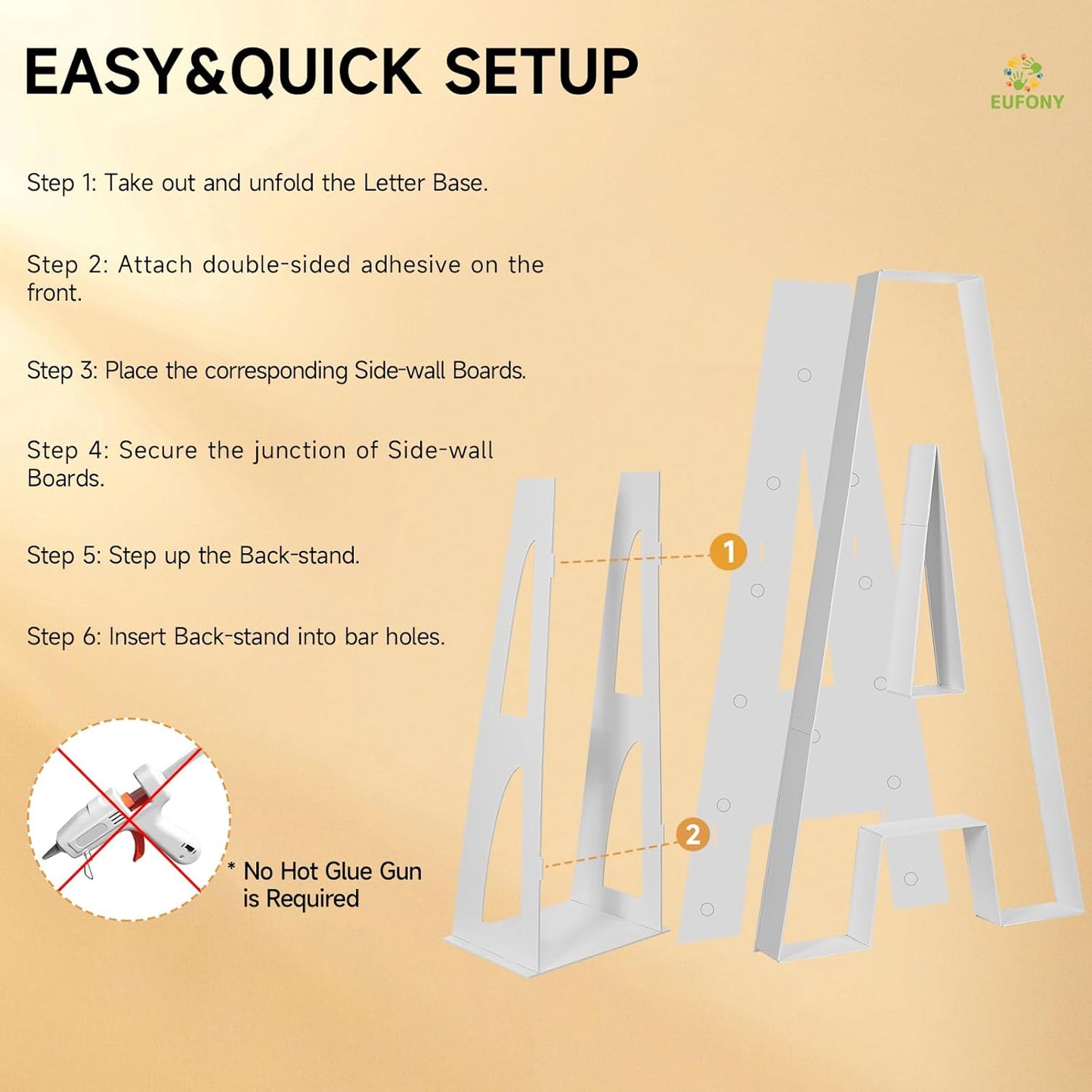 EUFONY Marquee Letters 4 Feet Tall, 4 FT Marquee Light Up Letters, Giant Light Up Letters 4FT for Birthday Party Baby Shower Gender Reveal Graduation Prom Decorations, Letter Z with LED Lights DIY Kit