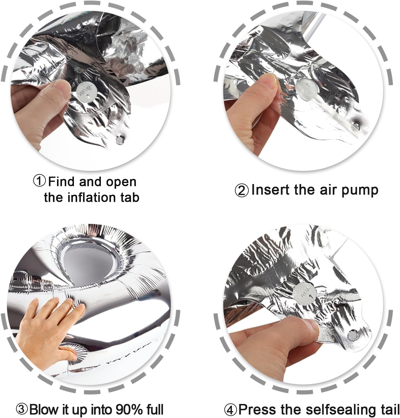 Silver Foil Number 8 Balloon 40 Inch, Helium Mylar Eight Number 8 18 28 38 48 58 80 88 Birthday Balloons, 8th Silver Women Men Wedding Anniversary, Graduations Party Supplies