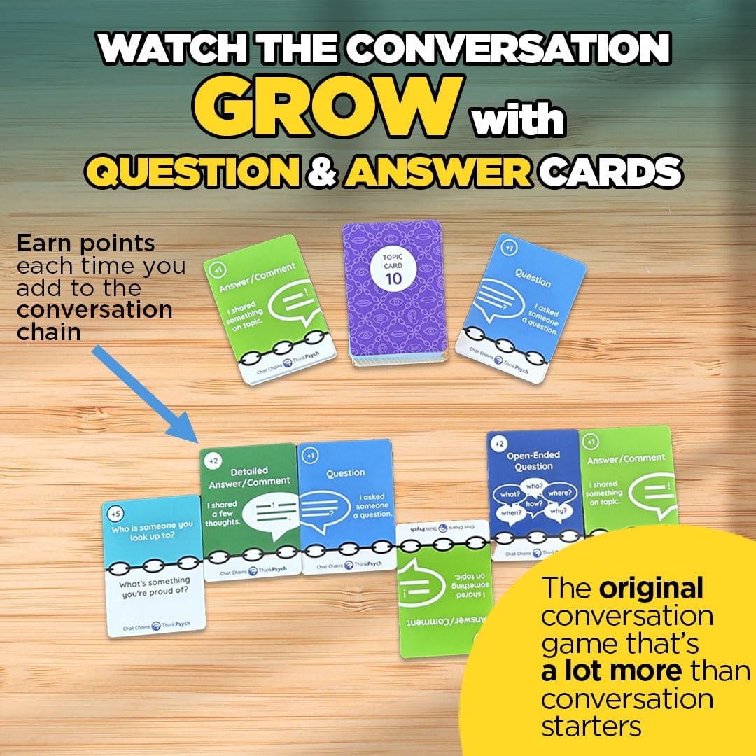 Chat Chains - The Game That Connects Us | Emotional Social Skills Games for Teens | Kids Therapy Games | Ages 8-99 | Fun and Fast | 15 Mins Playtime