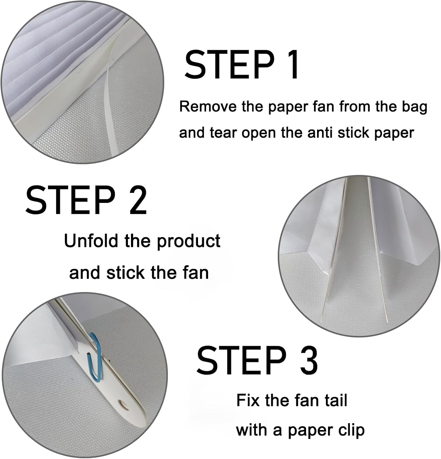 White Party Decorations,Wedding Decorations for Party Events Accessories,White Birthday Decor,Anniversary Decorations,Birthday Decorations for Men 16in Hanging Paper Fans 30 Color DIY Set(White)