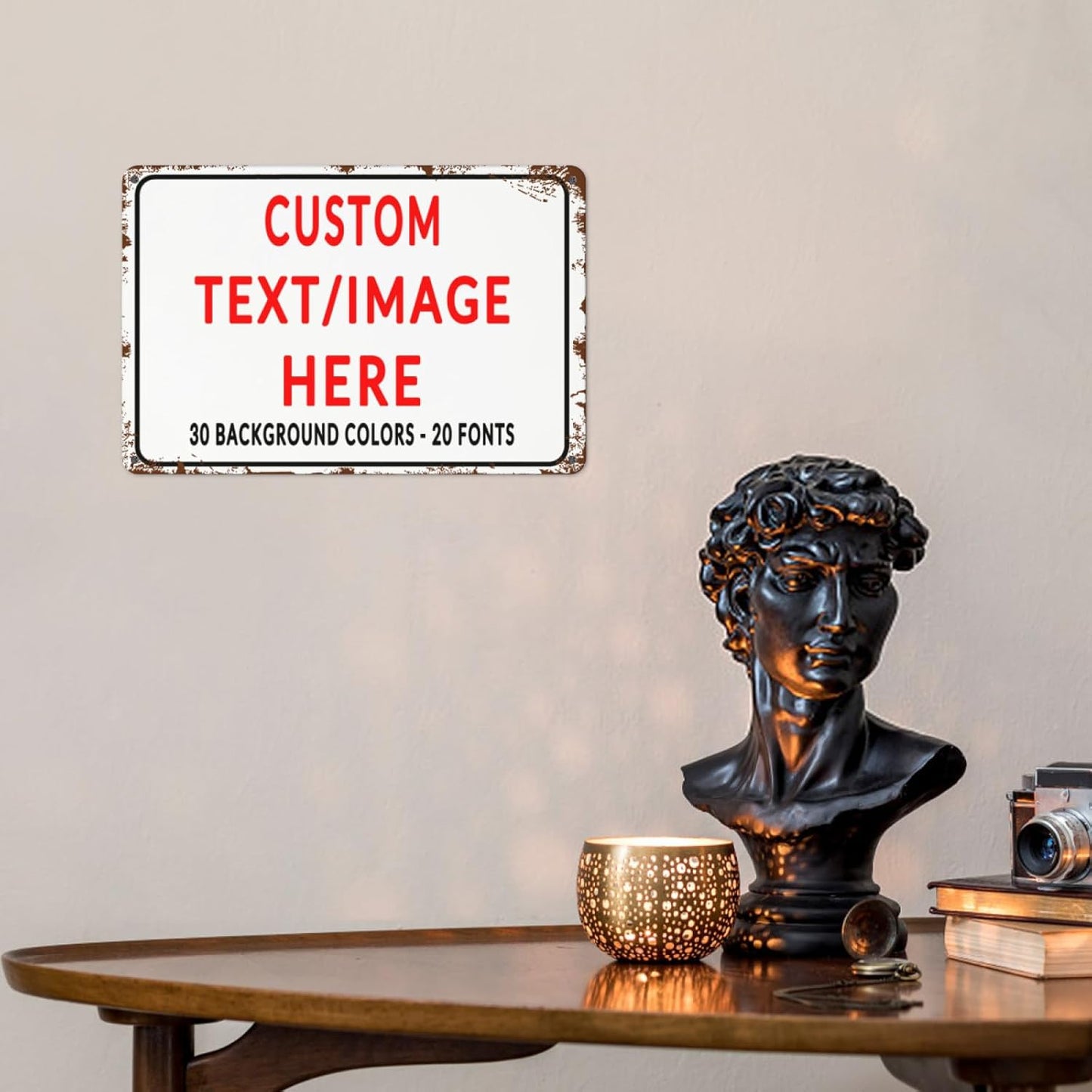 Custom Sign Personalized Custom Metal Sign, Customize For Office, Business, Workplace, Office, Home, Delivery Signs 8x12