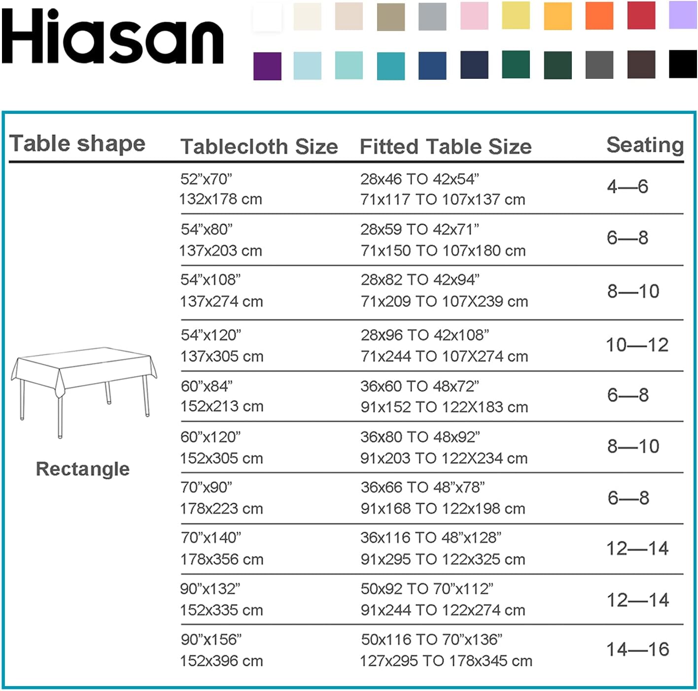 Hiasan Yellow Tablecloth for Rectangle Tables - Waterproof and Spillproof Washable Fabric Table Cloth for Dining Room Kitchen Party, 60 x 120 Inch