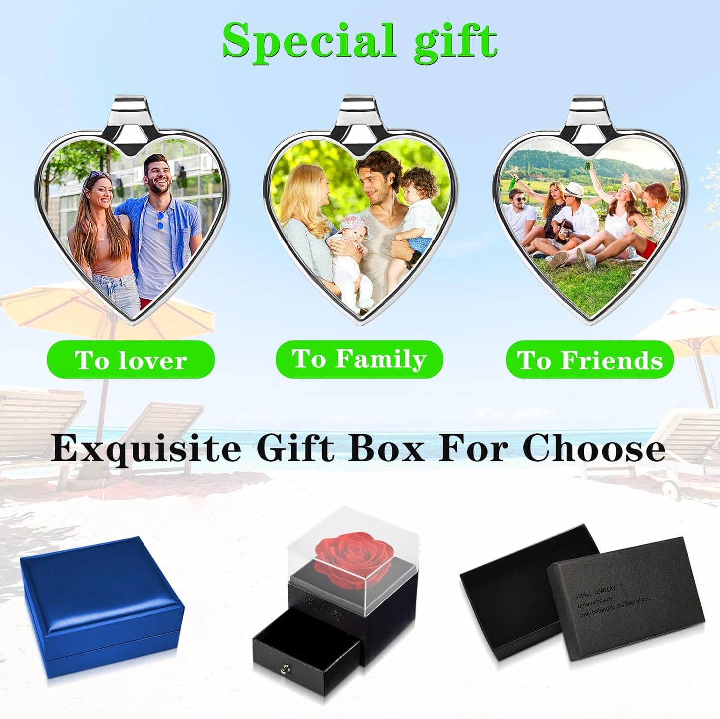 Double Side Custom Keychain with Picture Personalized Engraving Photo Text Customized Gifts for Men Women