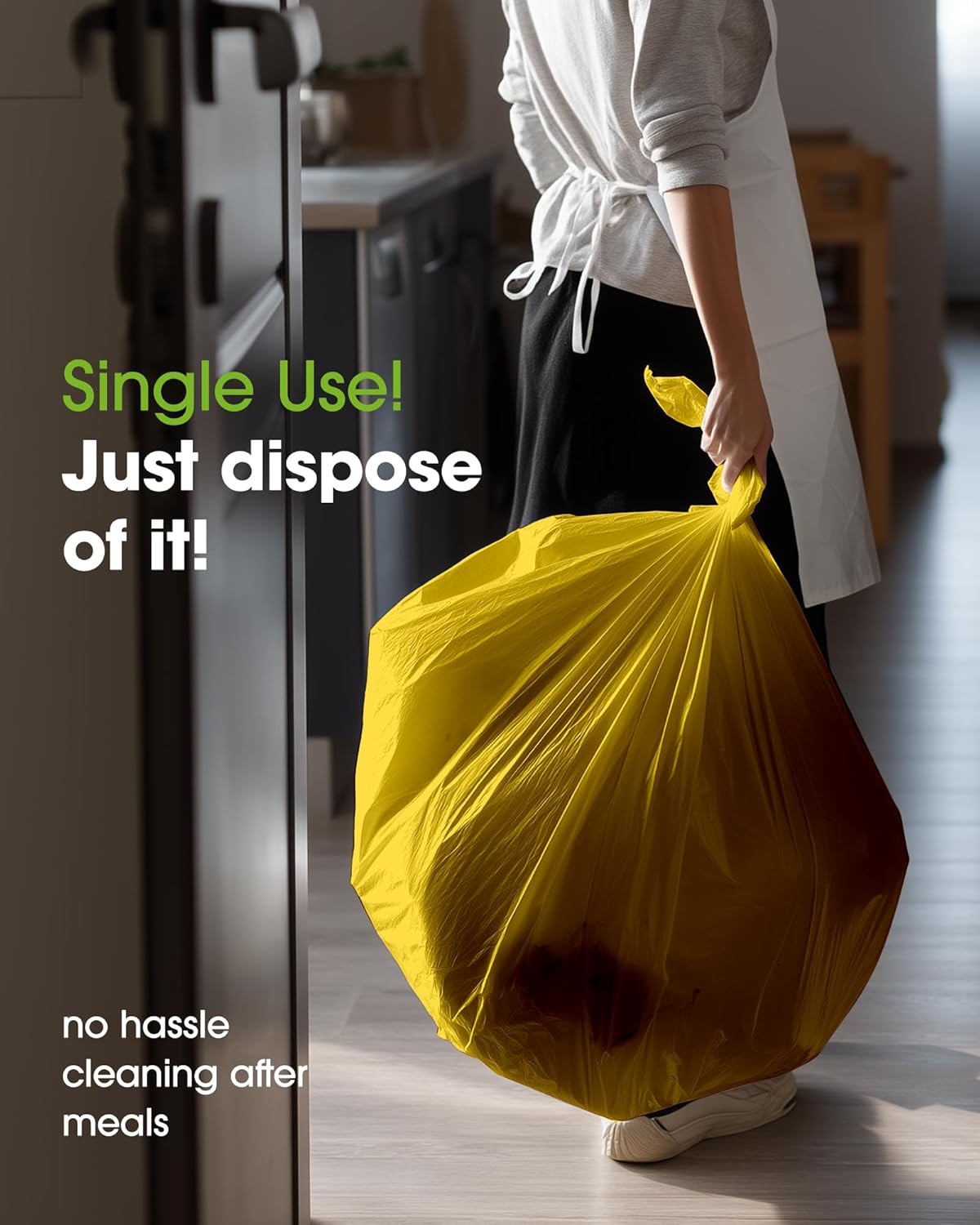 Pureegg Plastic Table Cloth Disposable 10 Pack, 54 x 108 Inch Table Cloths, Easter Party, Decorative Tablecloths, Rectangle, Lemon, Pastel Plastic Cover, Leakproof & Sturdy, Yellow