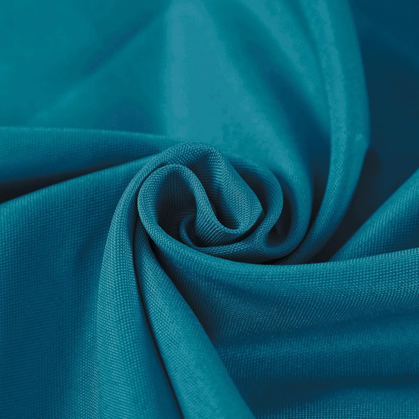 Fokitut 2 Pack Waterproof Round Tablecloth, 108 Inch, Stain Resistant and Wrinkle Polyester Table Cloth, Fabric Table Cover for Kitchen Dining, Wedding, Party, Holiday Dinner-Caribbean Blue