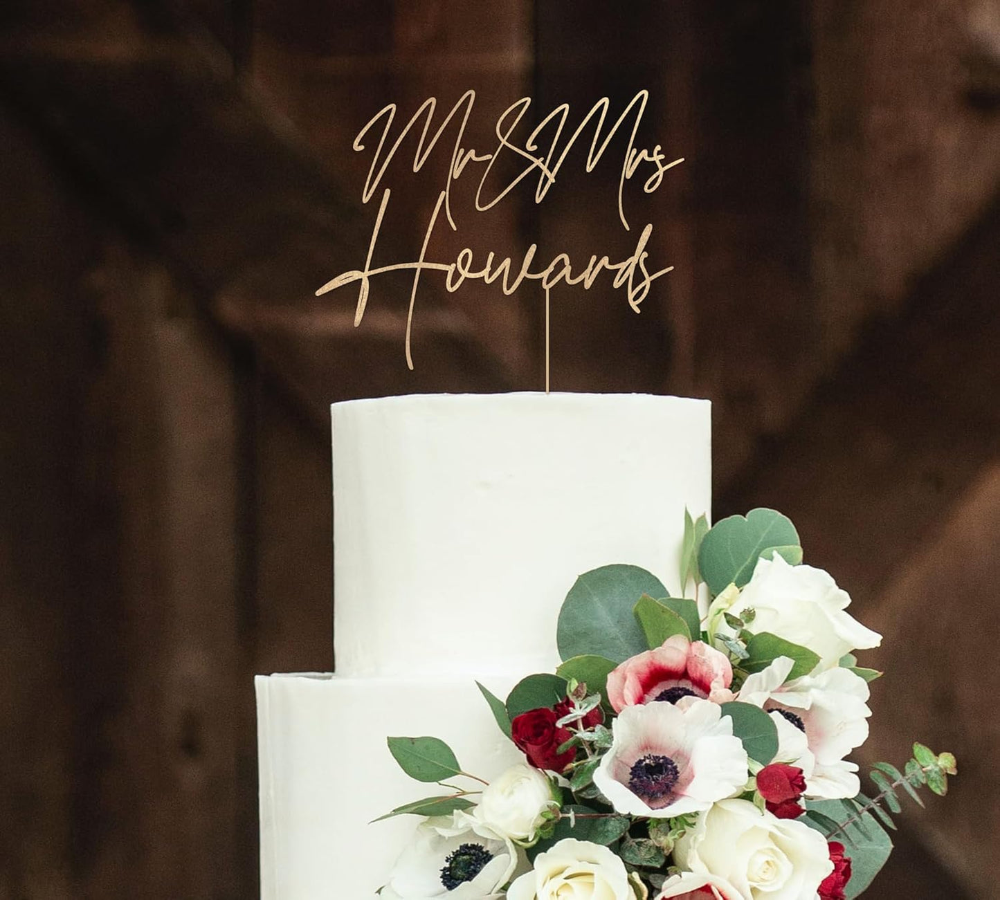 Wedding Cake Toppers, Wedding Cake Toppers Bride and Groom, Custom Cake Topper, Customize Your Own Anniversary Mr and Mrs Cake Topper