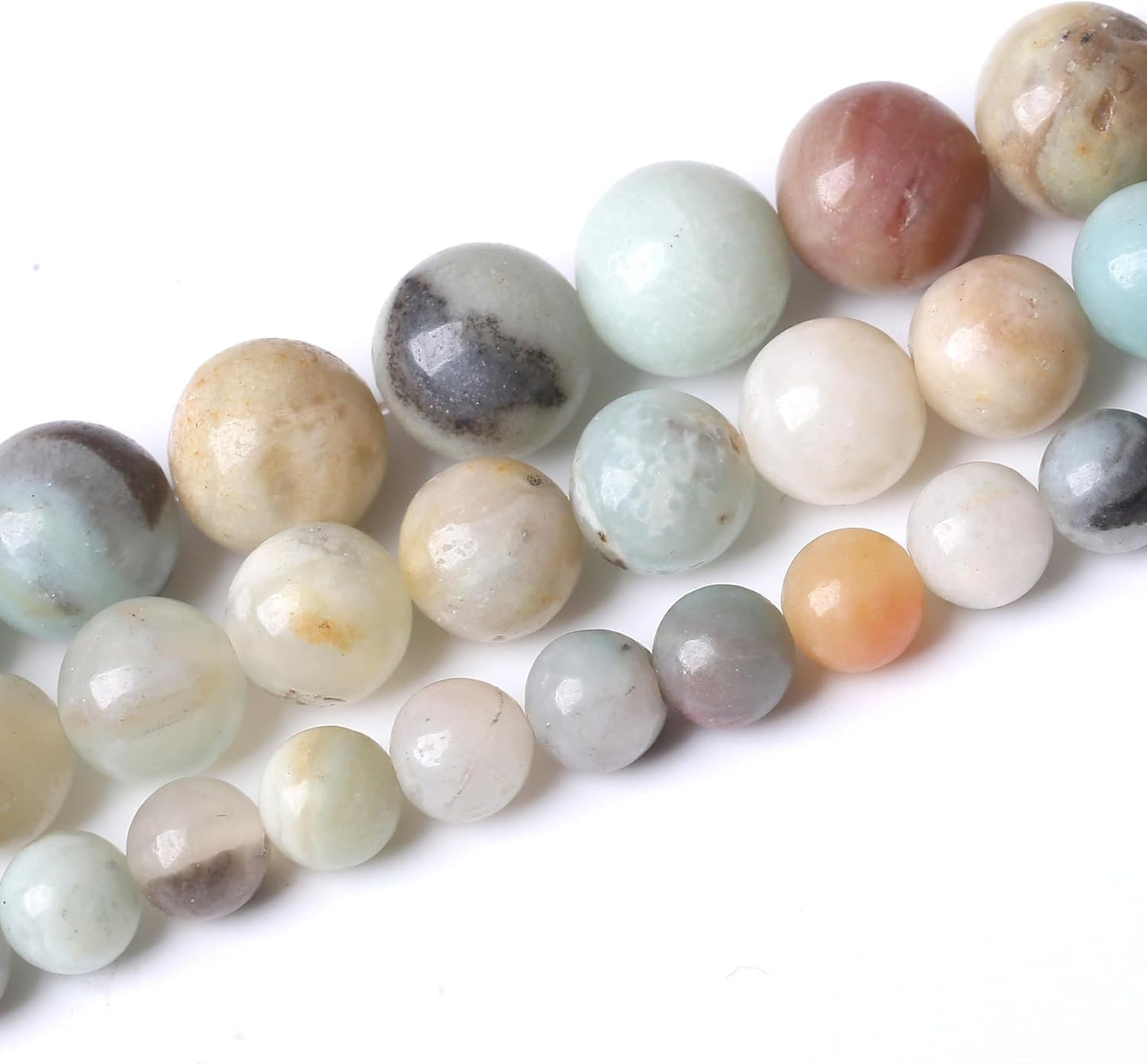 Fancy Stone Beads for Jewelry Making DIY Craft Gemstone Beads Kit (4mm, 88pcs) Smooth Healing Crystal Beads for Bracelets, Necklaces, Home Decor