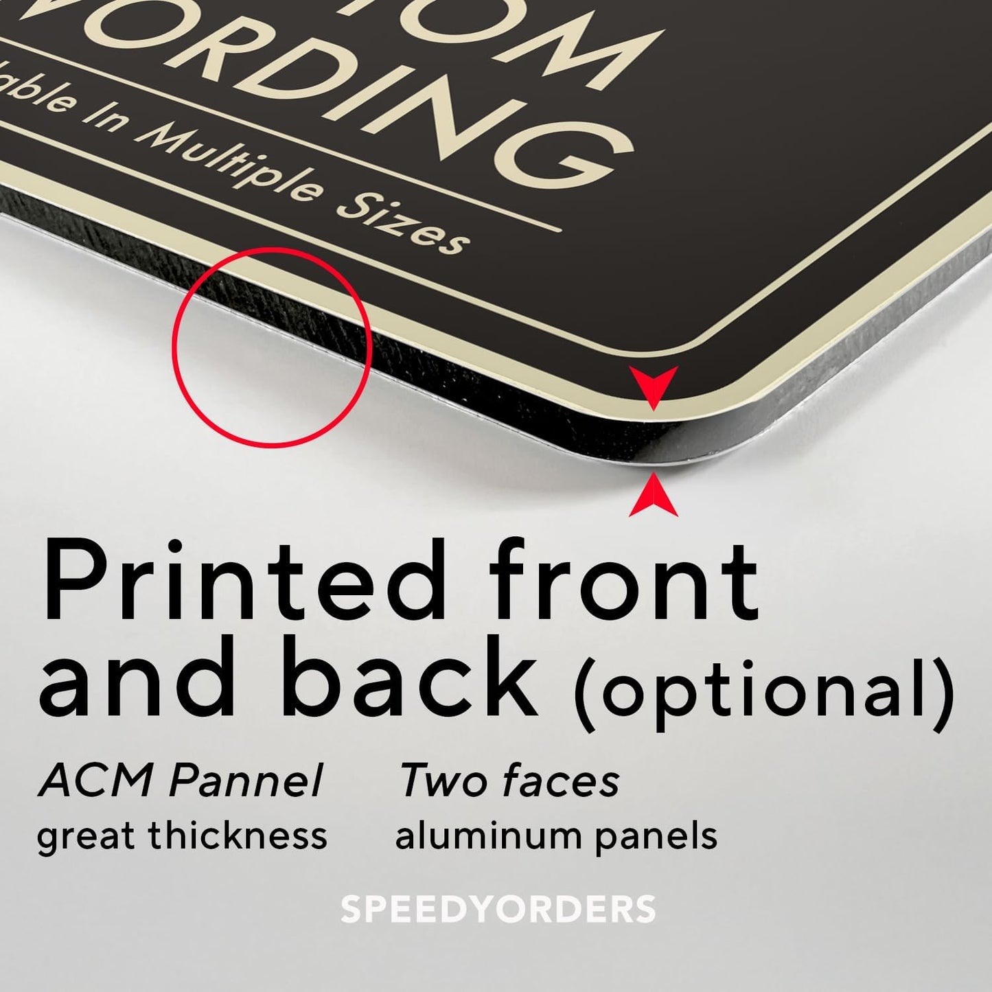 CustomDecor Outdoor Metal Signs - Personalized Aluminum, Driveway Signs, Waterproof - USA Made, Design 1 Black Charcoal 12x8 In