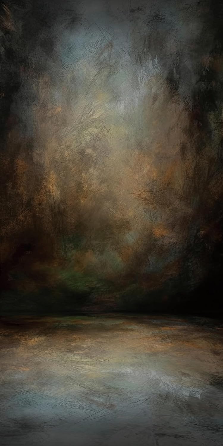 8x16ft Old Master Mottled Portrait Photography Backdrops Abstract Rust Spots Backdrop Background for Photoshoot