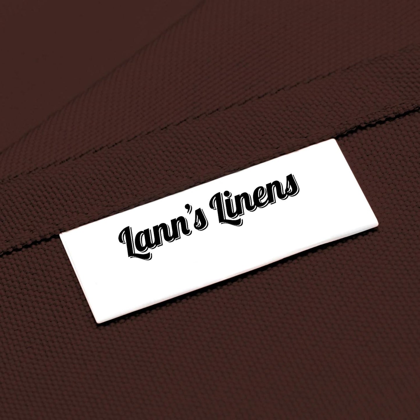 Lann's Linens - 10 Premium 108" Round Tablecloths for Wedding/Banquet/Restaurant - Polyester Fabric Table Cloth - Chocolate Brown