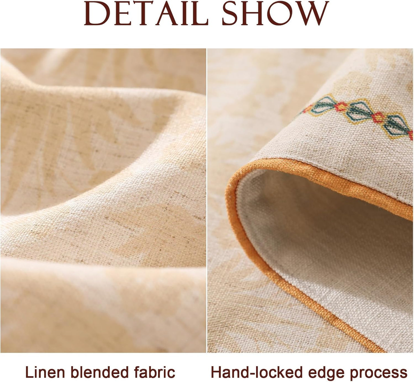 patdrea Designer Tropical Linen Table Runner 87 Inch Long, Yellow Vintage Elegant with Pineapple Pattern Table Mat,Decoration for Kitchen Dining Coffee Table Cover Banquet Christmas , 12"*87"