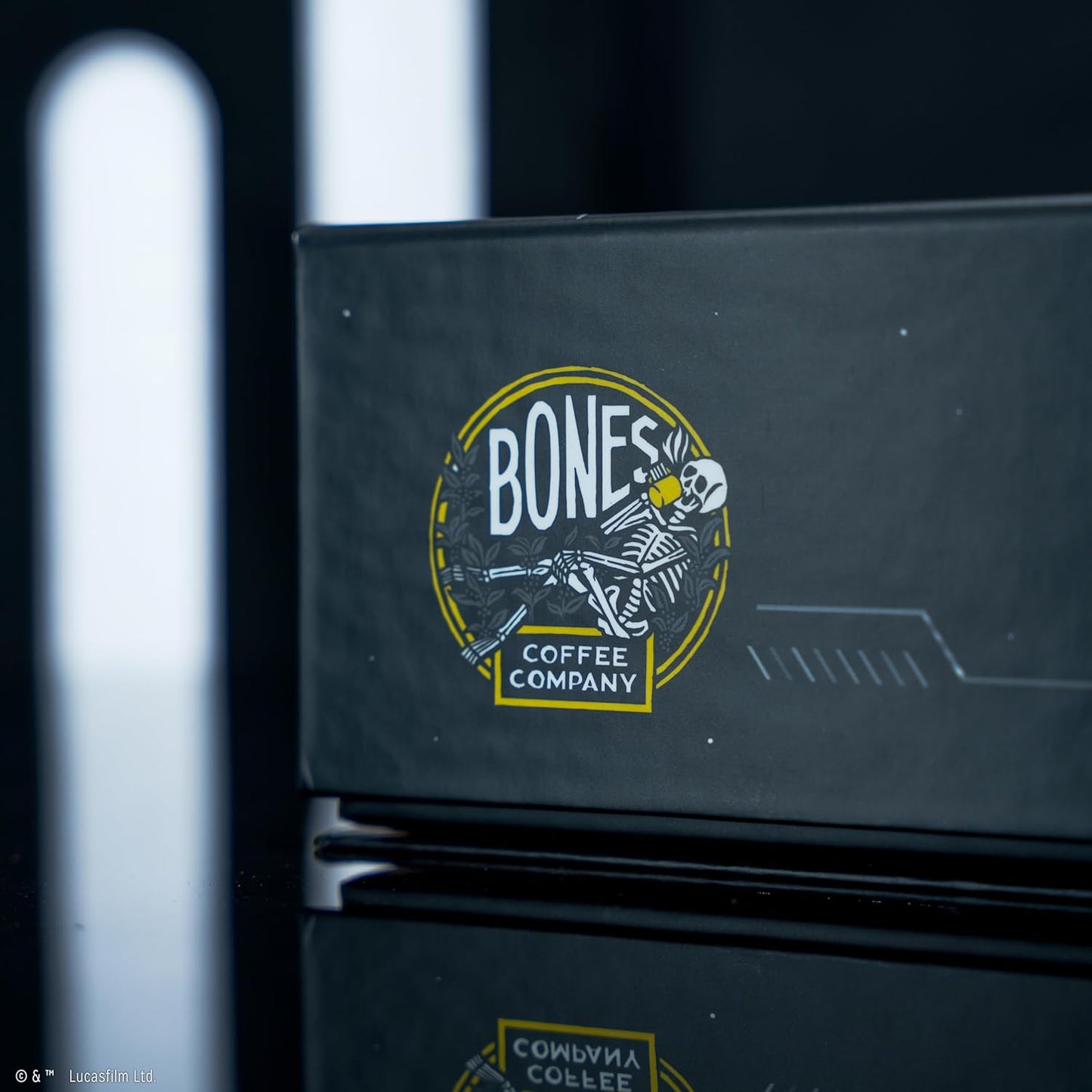 Bones Coffee Company Star Wars Collector's Box Flavored Coffee, Low Acid Medium Roast Arabica Beans Coffee Gifts, Star Wars Inspired, For Auto Drip and French Press,12 oz Pack of 3 Ground