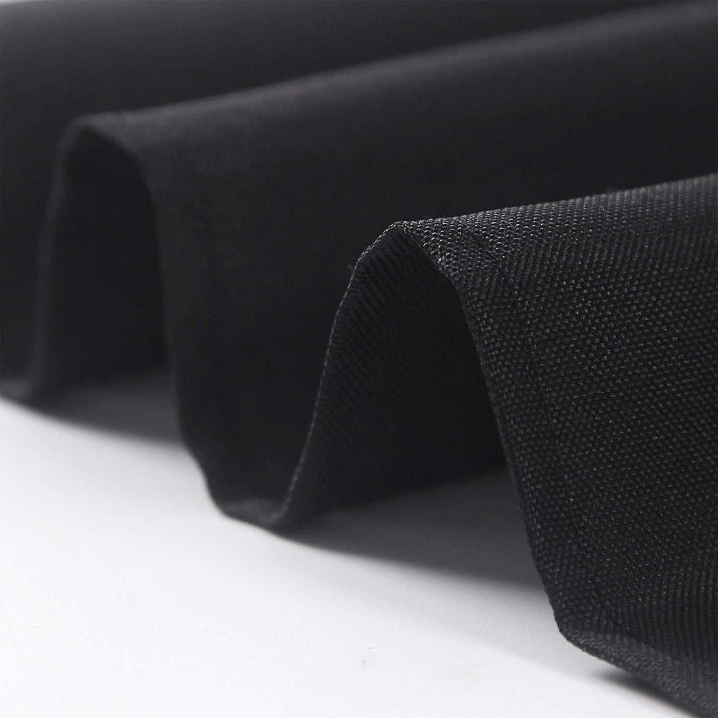 Ascoza 12pack 60x120 Inch Black Rectangular Tablecloth 6 Feet Table Cloth in Polyester Fabric for Wedding/Banquet/Restaurant/Parties