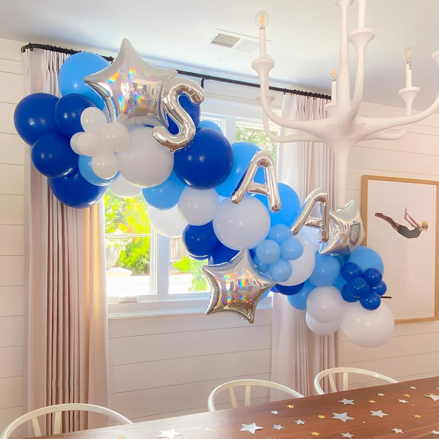 90pack White Balloons Different Size 18/12/10/5 Inch Pearl White Balloon Garland Arch Kit for Wedding, Birthday, Graduation, Bridal Shower, Baby Shower, Bachelorette Decorations