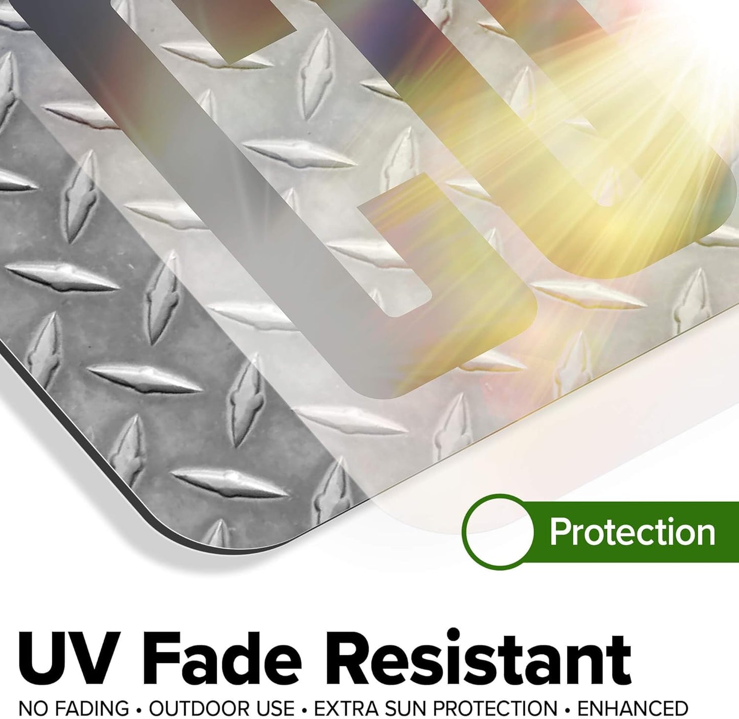 Custom Sign, Custom Street Sign, 11 Font Colors, 13 Font Styles, 4 Hole Options, 22 Sizes, 8x32 Inches, Rust Free DiBound, Fade Resistant, Made in USA by My Sign Center (Diamond Metal)